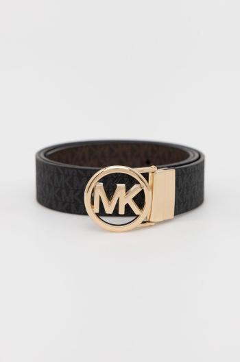 Oboustranný pásek MICHAEL Michael Kors dámský, hnědá barva