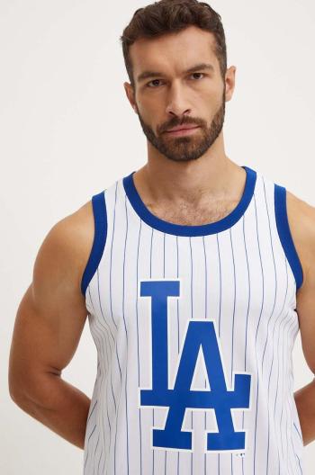 Tričko 47 brand Los Angeles Dodgers pánske, biela farba, B12PMMUHP591813WW