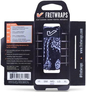 Csillapító GRUVGEAR FretWraps Bandana Black Small