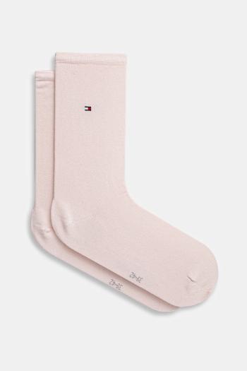 Ponožky Tommy Hilfiger dámske, ružová farba