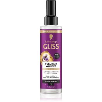 Schwarzkopf Gliss Full Hair Wonder regeneračný bezoplachový kondicionér pre oslabené vlasy 200 ml