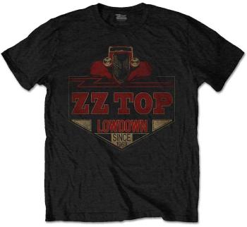 ZZ Top Tričko Lowdown Unisex Black XL