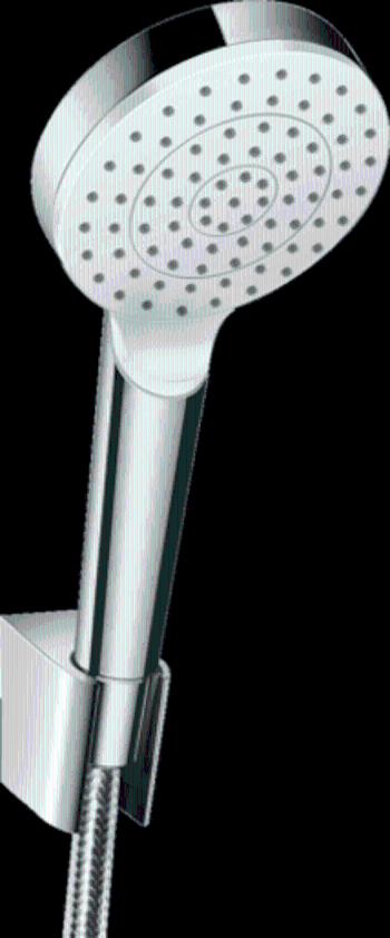 Sprchová hlavica s hadicou Hansgrohe Crometta biela/chróm 26568400