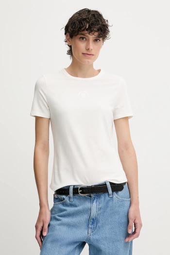 Tričko Tommy Hilfiger dámske, biela farba, WW0WW45809