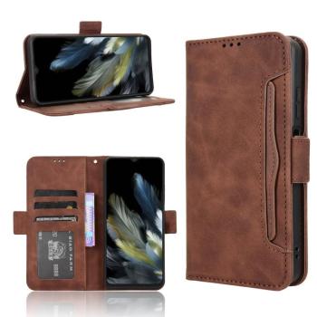 SLOT Peňaženkový obal pre Blackview Wave 8 hnedý