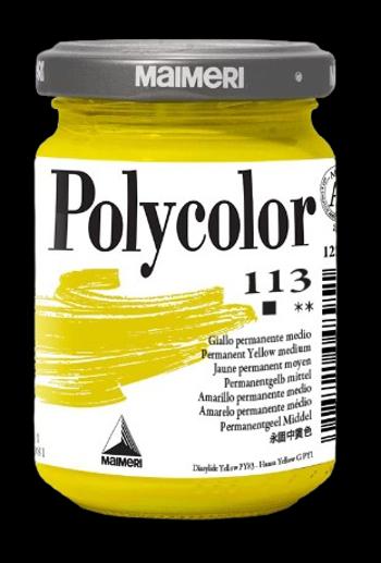 MAIMERI POLYCOLOR - Jemné vinylové farby 113 - permanent yellow medium, 140 ml