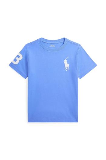 Detské bavlnené tričko Polo Ralph Lauren jednofarebný, 322832907062