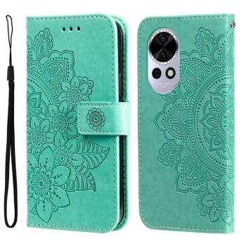 ART MANDALA Peňaženkový obal pre Huawei Nova 13 zelený