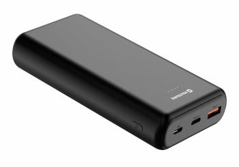 Power bank Swissten Power Line Power Bank 20000 mAh 20W Power Delivery fekete