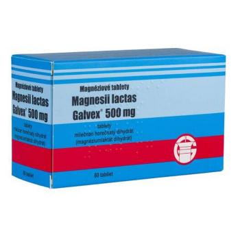 GALVEX Magneziové tablety 500 mg 80 tabliet