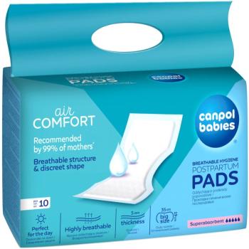 Canpol babies Postpartum Pads pôrodnícke vložky Super Absorbent 10 ks