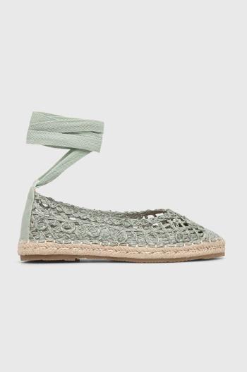 Espadrilky Answear.LAB tyrkysová farba