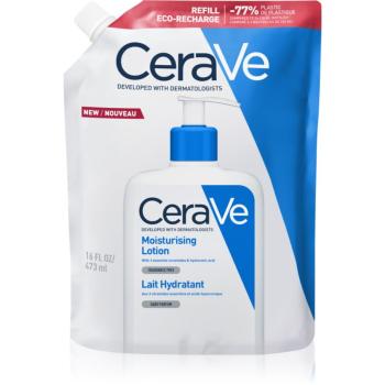 CeraVe Refill Moisturizing Lotion hydratačné mlieko na telo a tvár pre suchú až veľmi suchú pokožku náhradná náplň 473 ml