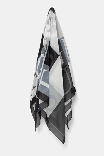 Šatka Guess dámska, čierna farba, vzorovaná, AW5295 SIL12