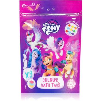 My Little Pony Colour Bath Tabs farebné šumivé tablety do kúpeľa 9x16 g