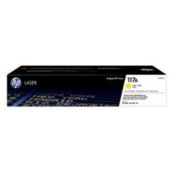 HP originál toner W2072A, yellow, 700str., HP 117A, HP Color Laser 150, MFP 178, MFP 179, O, žltá