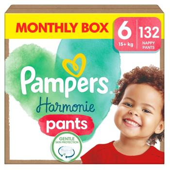 PAMPERS Harmónia pants plienky S6 132 kusov