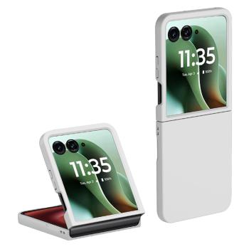 PLASTIC Ochranný plastový kryt pre Motorola Razr 60 Ultra biely