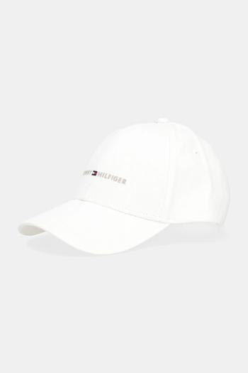 Bavlnená šiltovka Tommy Hilfiger béžová farba, jednofarebná, AM0AM13431