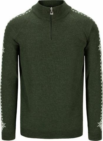 Dale of Norway Geilo Mens Sweater Dark Green/Off White XL Sveter