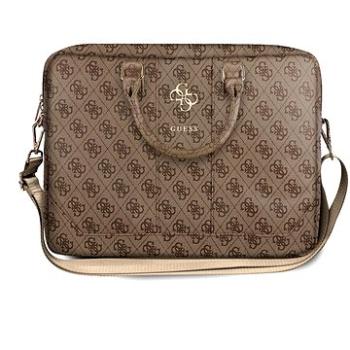 Guess PU 4G Metal Logo Computer Bag 15/16 Brown (3700740505373)