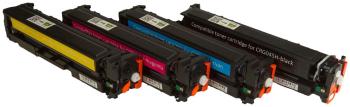 MultiPack CANON CRG045H - kompatibilný toner, čierny + farebný, 2800/3x2200