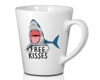 Hrnek Latte 325ml shark free kisses