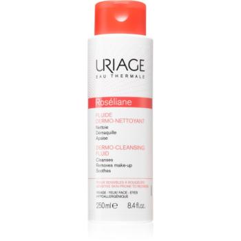 Uriage Roséliane Dermo-Cleansing Fluid čisticí fluid pro citlivou pleť se sklonem ke zčervenání 250 ml