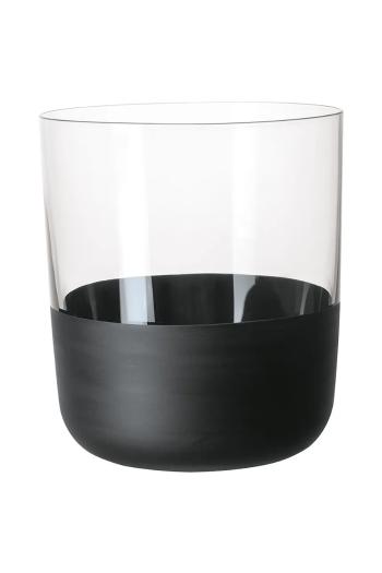 Pohár na whisky Villeroy & Boch 4-pak čierna farba