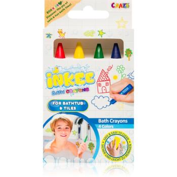 Craze INKEE Bath Crayons farebné ceruzky do kúpeľa 4 ks