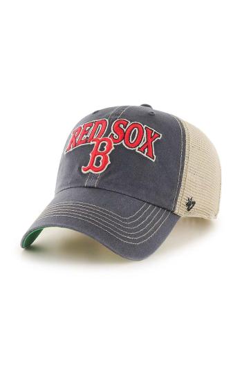 Šiltovka 47 brand MLB Boston Red Sox tmavomodrá farba, s nášivkou, B-TSCLA02LAP-VN