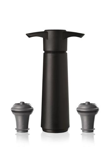 Vákuové čerpadlo a uzáver Vacu Vin Wine Saver 8,5 x 22,3 x 4,3 cm 3-pak čierna farba