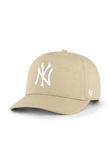 Šiltovka 47 brand MLB New York Yankees hnedá farba, jednofarebná, B-FHTCH17GWP-KHA