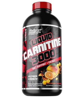 Liquid Carnitine 3000 - Nutrex 480 ml. Orange+Mango