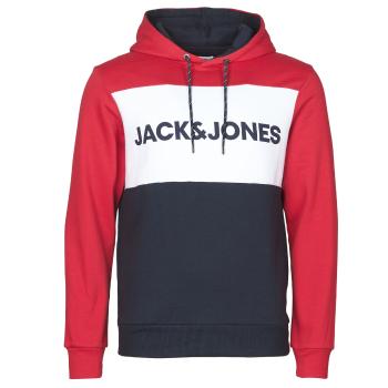 Jack & Jones  JJELOGO BLOCKING  Mikiny Červená