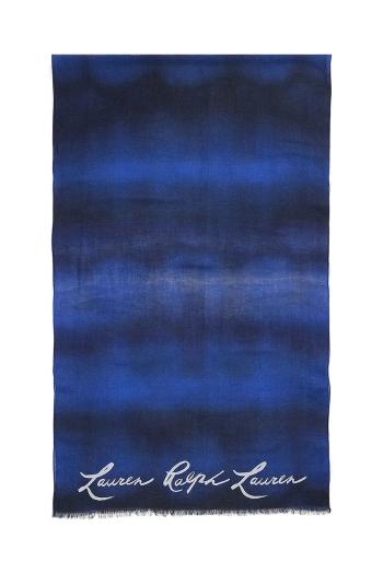 Šatka Lauren Ralph Lauren tmavomodrá farba, 454980727