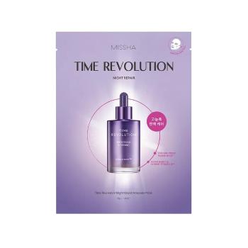 Missha Anti-age plátienková maska Time Revolution Night Repair (Ampoule Mask) 30 g