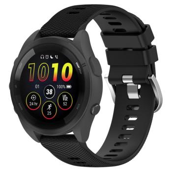 RUBBER Silikónový remienok Garmin Forerunner 265S čierny