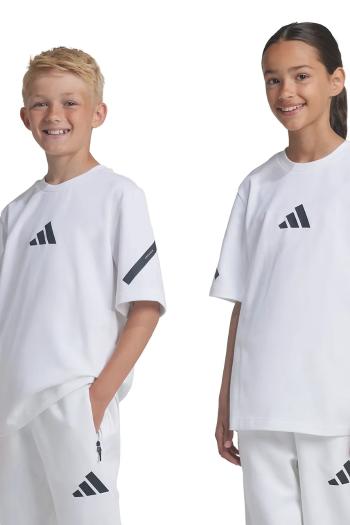 Detské tričko adidas biela farba, s potlačou, JJ4144