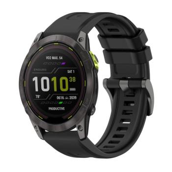 SILICONE Vymeniteľný remienok pre Garmin Enduro 3 čierny
