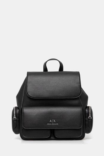 Ruksak Armani Exchange dámsky, čierna farba, malý, jednofarebná, XW001923 AF12589