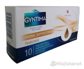 Fytofontana GYNTIMA Hyaluronic Vaginálne čapíky 10 ks