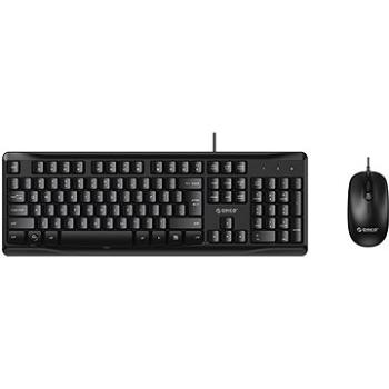 ORICO Wired Keyboard – EN & Mouse (ORICO-KM01-BK-BP)