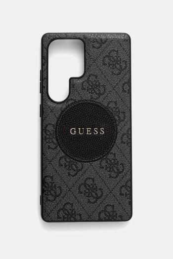 Puzdro na mobil Guess Samsung Galaxy S25 Ultra čierna farba, GUHMS25LP4PGRSGK