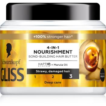 Schwarzkopf Gliss Oil Nutritive intenzívne vyyživujúca maska pre poškodené vlasy 400 ml