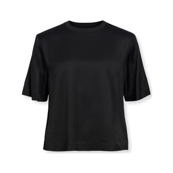 Object  Top Eirot S/S - Black  Mikiny Čierna