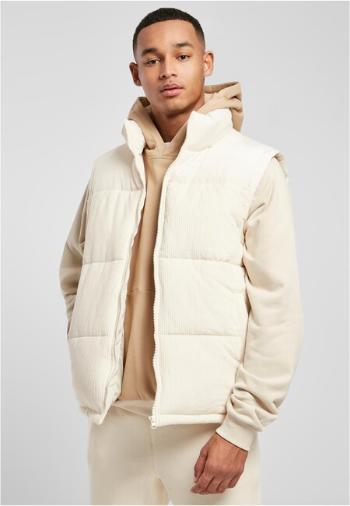 Urban Classics Cord Vest whitesand - M