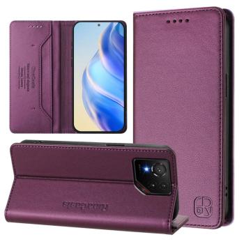 RINA Zaklápacie puzdro pre Asus ROG Phone 9 / ROG Phone 9 Pro tmavofialové