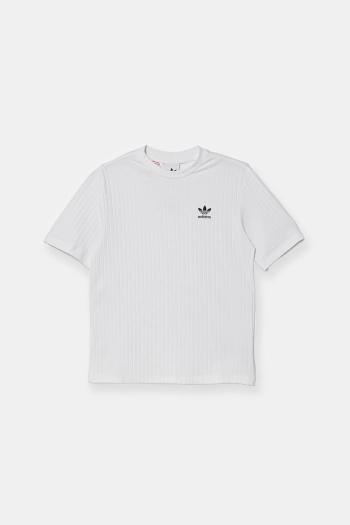 Detské tričko adidas Originals biela farba, JX5179