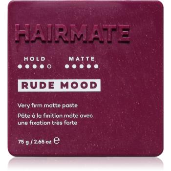 HAIRMATE Rude Mood zmatňujúca stylingová pasta s extra silnou fixáciou 75 g